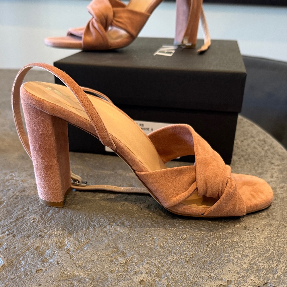 Inez Isabel heels worn once 8.5 clay pink - Picture 9 of 12